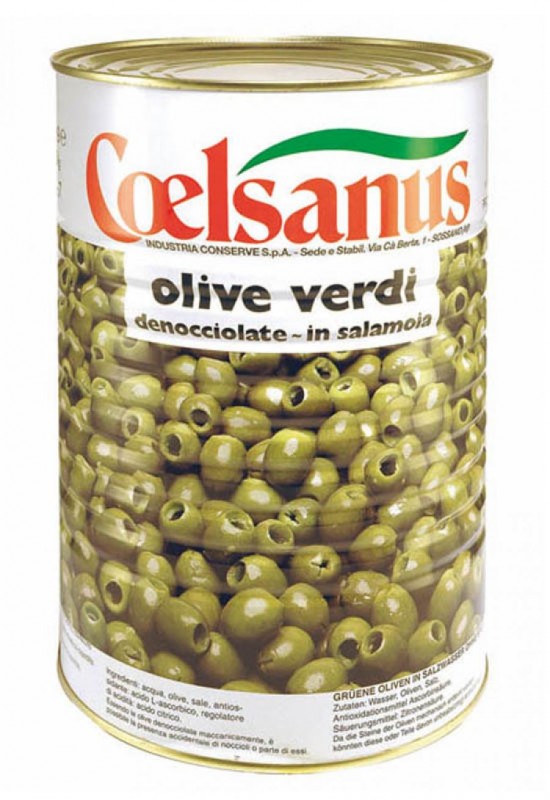 Pitted Green Olives 